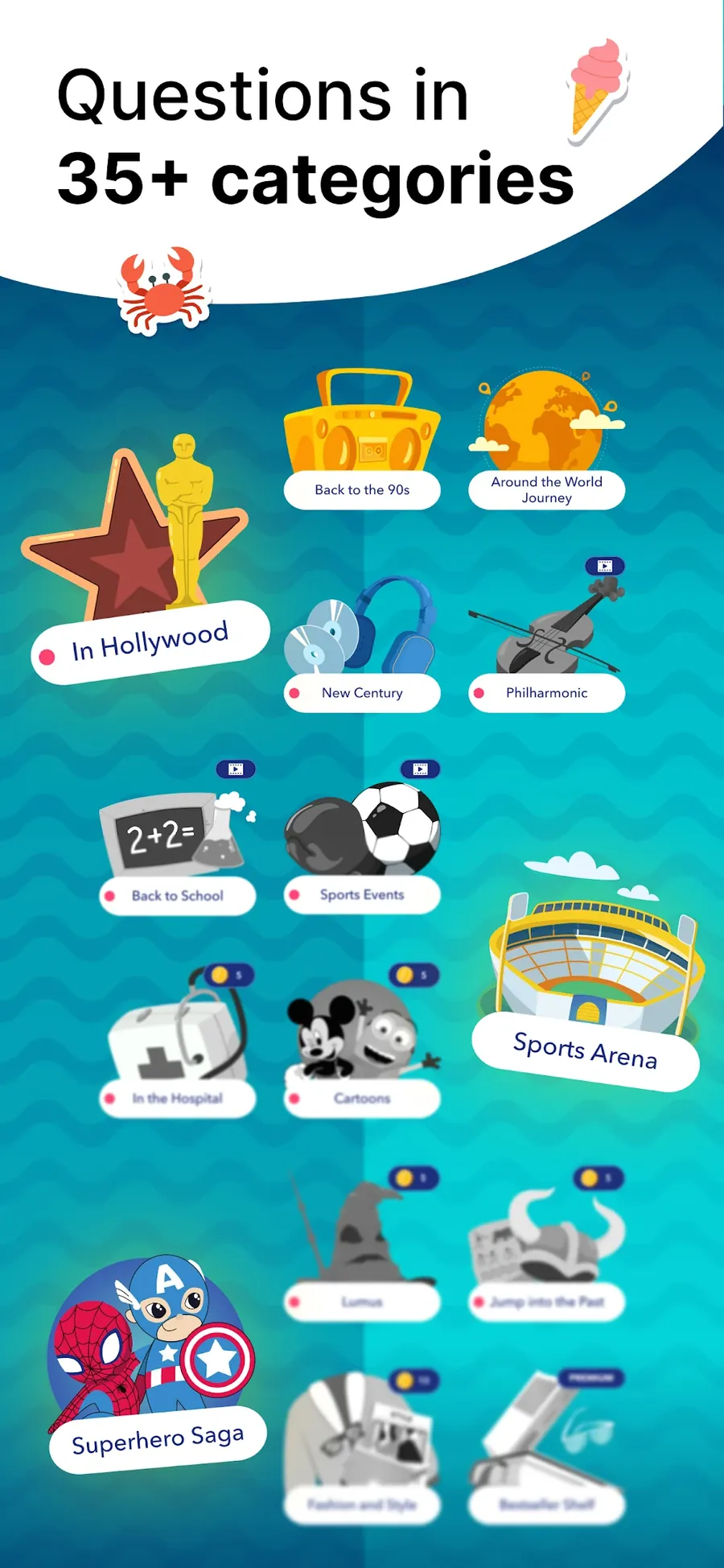 Στιγμιότυπο 2 από το παιχνίδι Erudite: Trivia Games & Quiz
