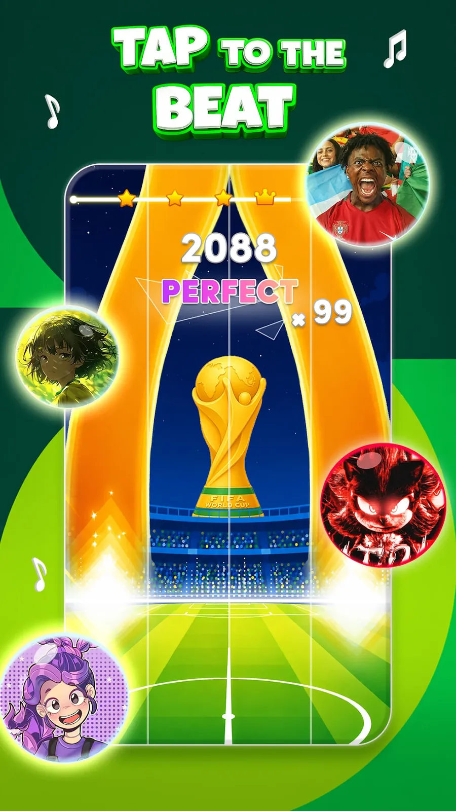 Στιγμιότυπο 1 από το παιχνίδι Music Piano 7: Tiles Song Game